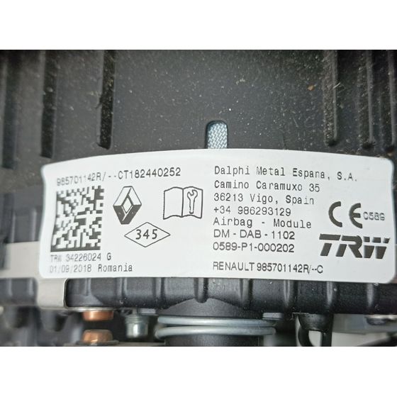 Kit Airbag Para Dacia Dokker