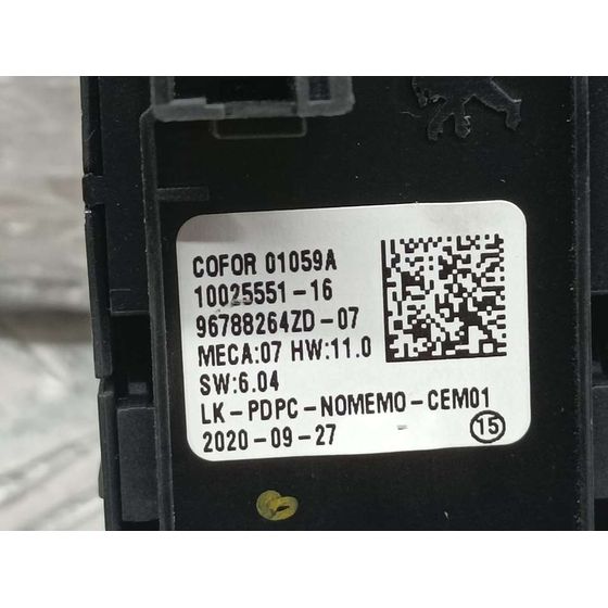 Mando Elevalunas Delantero Izquierdo Para Citroen C3 Aircross