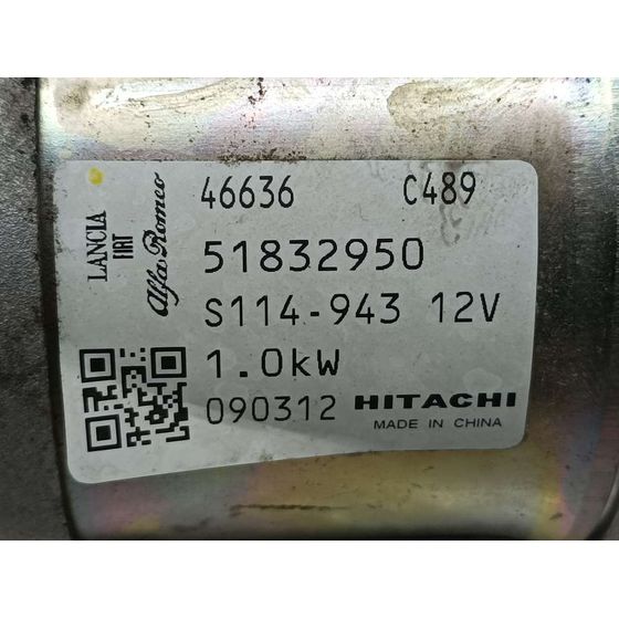 Motor Arranque Para Alfa Romeo Mito