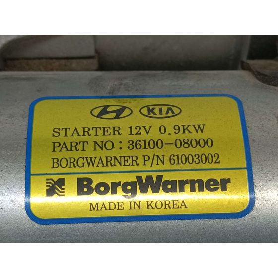 Motor Arranque Para Kia Stonic