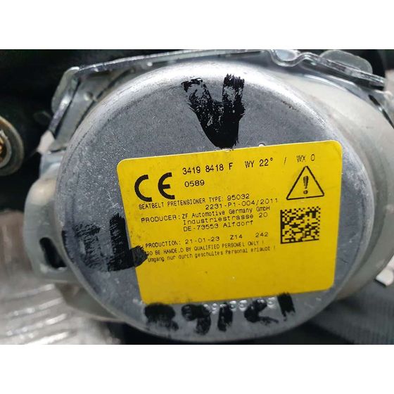 Pretensor Airbag Trasero Derecho Para Peugeot 5008