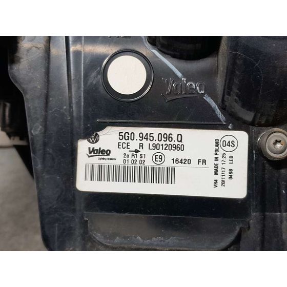 Piloto Trasero Derecho Para Volkswagen Golf Vii Lim.