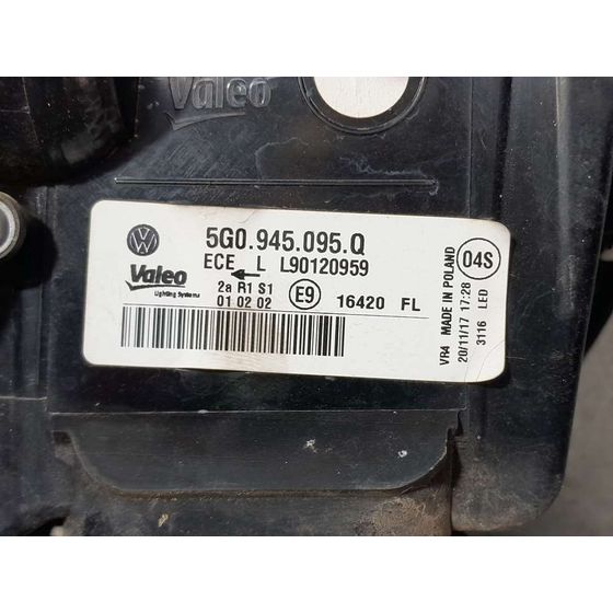 Piloto Trasero Izquierdo para Volkswagen Golf Vii Lim. (Bq1)
