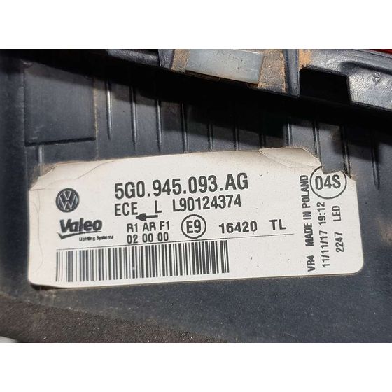 Piloto Trasero Izquierdo para Volkswagen Golf Vii Lim. (Bq1)