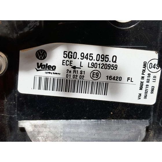 Piloto Trasero Derecho Para Volkswagen Golf Vii Lim.