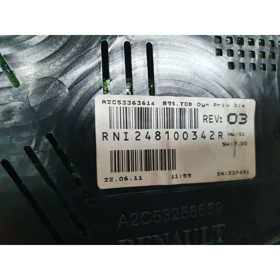 Cuadro Instrumentos para Renault Megane Iii Berlina 5 P