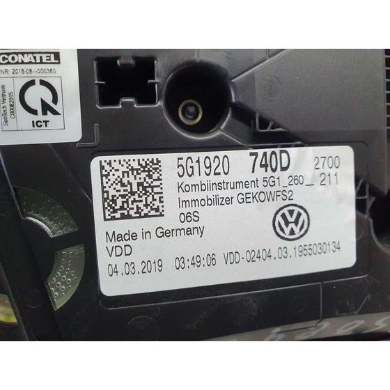 Cuadro Instrumentos para Volkswagen Golf Vii Sportsvan