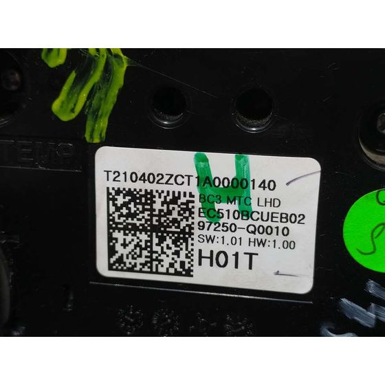Mando Calefaccion / Aire Acondicionado Para Hyundai I 20