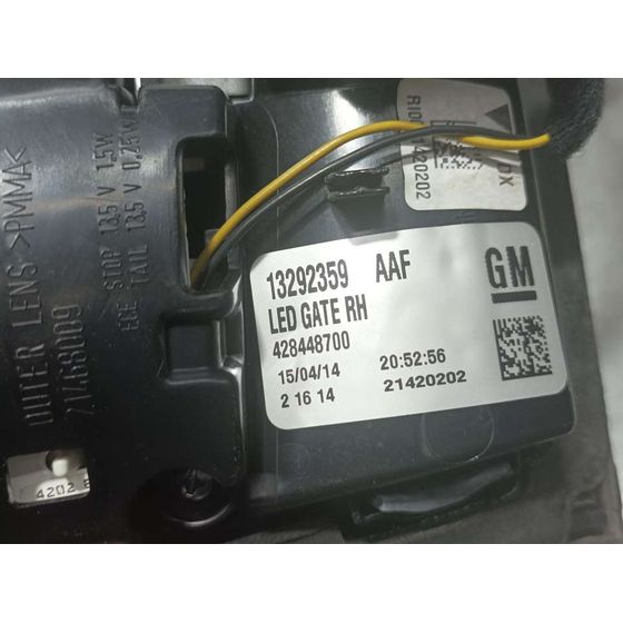 Piloto Trasero Derecho Para Opel Zafira Tourer