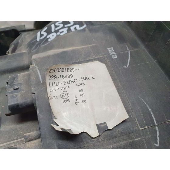 Faro Izquierdo Para Renault Modus