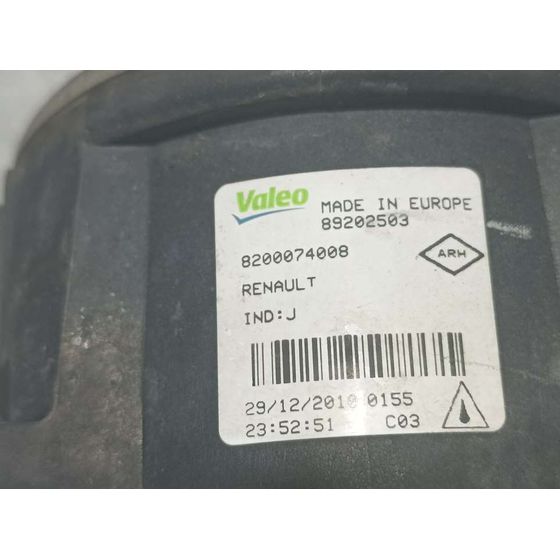 Faro Antiniebla Derecho Para Renault Megane Iii Berlina 5 P