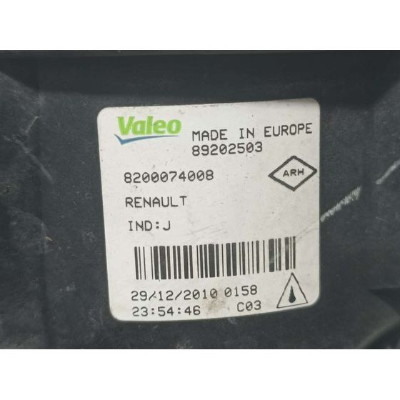 Faro Antiniebla Izquierdo Para Renault Megane Iii Berlina 5 P