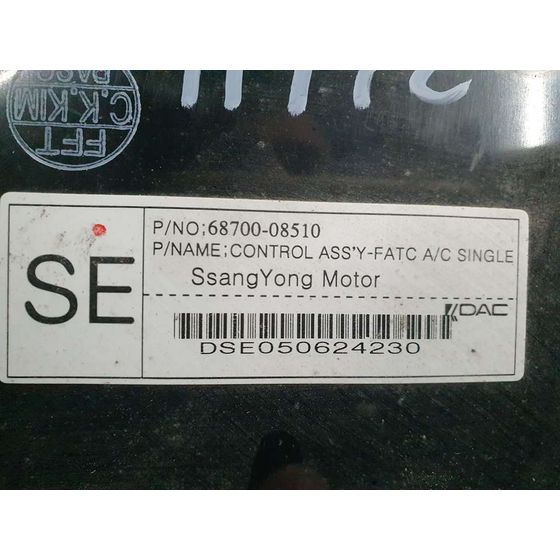 Mando Climatizador Para Ssangyong Rexton