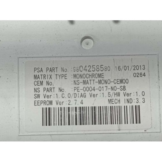 Cuadro Instrumentos Para Peugeot 3008