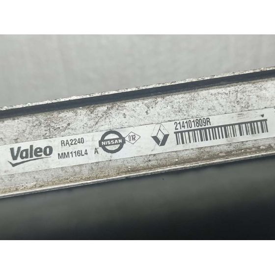 Radiador Agua Para Renault Kadjar