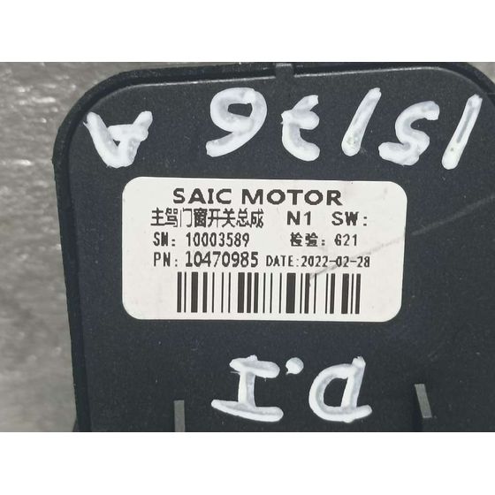 Mando Elevalunas Delantero Izquierdo Para Mg Zs