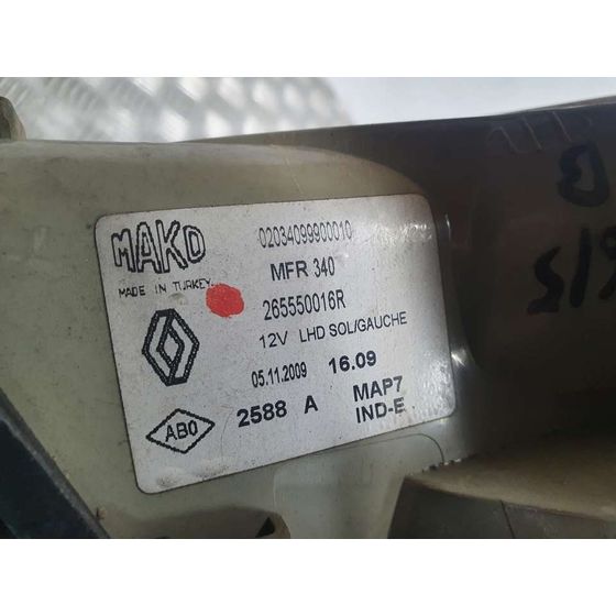 Piloto Trasero Izquierdo Para Renault Fluence