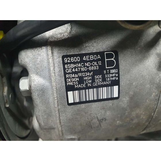 Compresor Aire Acondicionado para Renault Kadjar