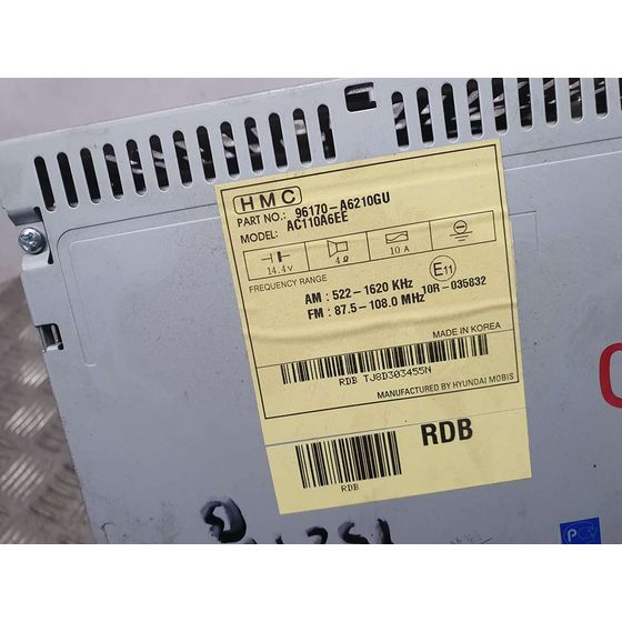 Sistema Audio / Radio Cd Para Hyundai I30