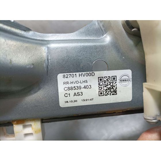 Elevalunas Trasero Izquierdo para Nissan Qashqai (J11)