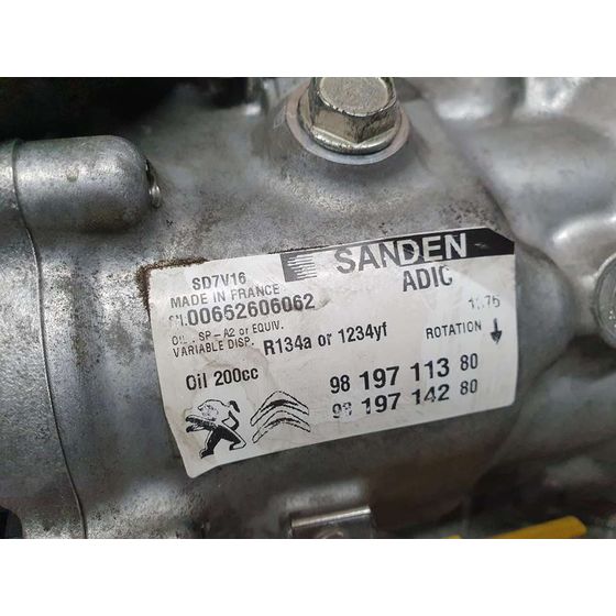 Compresor Aire Acondicionado Para Peugeot Boxer Furgón Gran Volumen