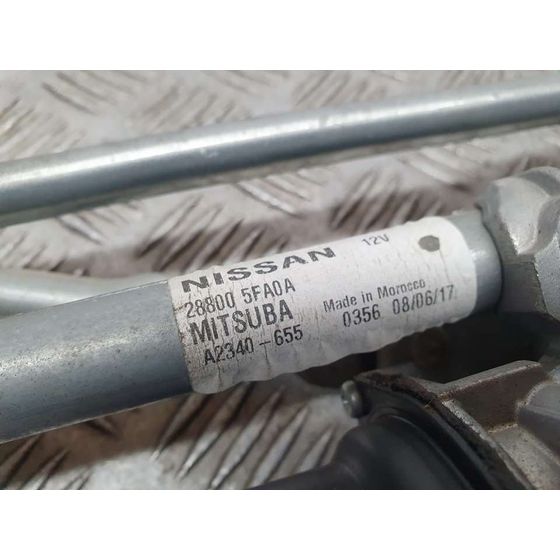 Motor Limpia Delantero Para Nissan Micra V