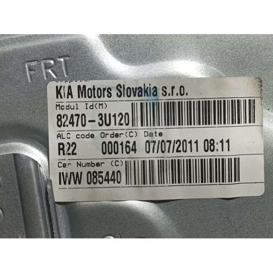 Elevalunas Delantero Izquierdo Para Kia Sportage