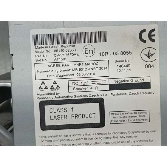 Sistema Navegacion Gps Para Toyota Auris