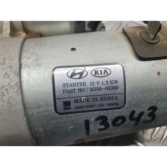 Motor Arranque Para Hyundai Kona