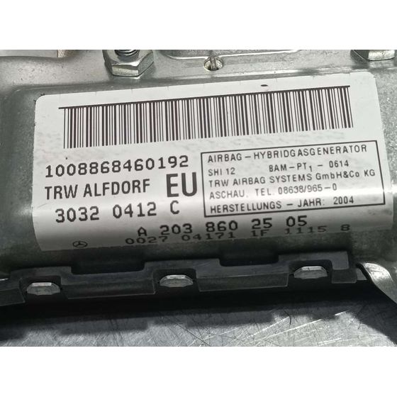 Airbag Lateral Delantero Izquierdo para Mercedes Clase C Berlina