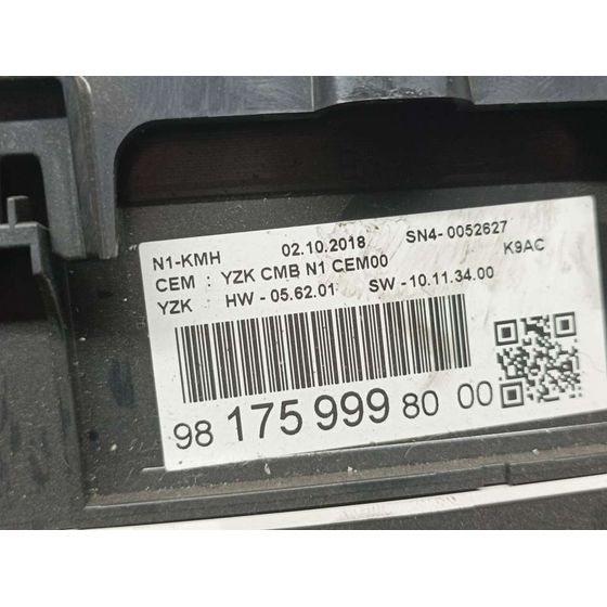 Cuadro Instrumentos Para Citroen Berlingo Furgón