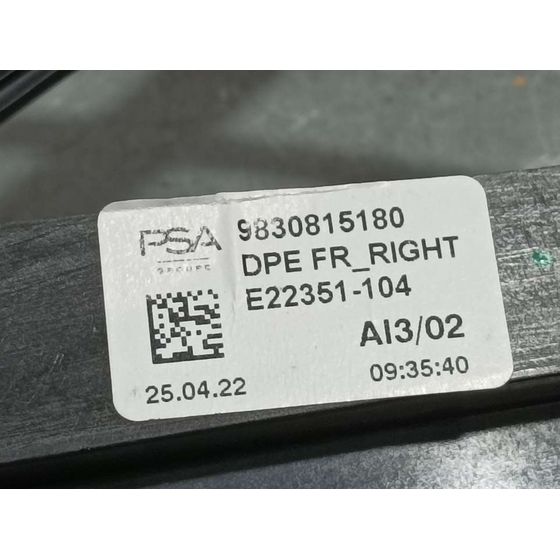 Elevalunas Delantero Derecho Para Peugeot 308