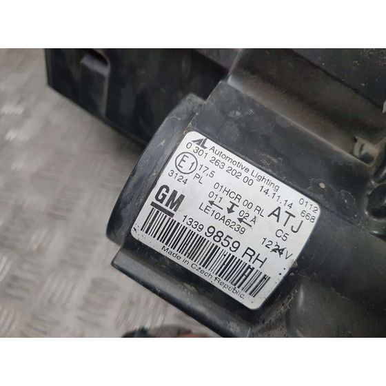 Faro Derecho Para Opel Zafira Tourer