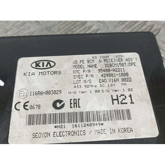 Modulo Electronico para Kia Cee'd