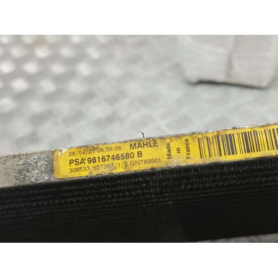 Condensador / Radiador Aire Acondicionado Para Citroen Jumpy Fugón