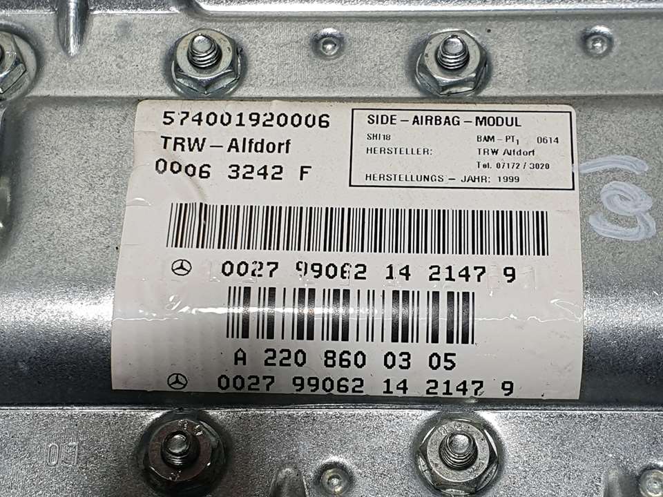 Airbag Lateral Delantero Izquierdo Para Mercedes Clase S Berlina
