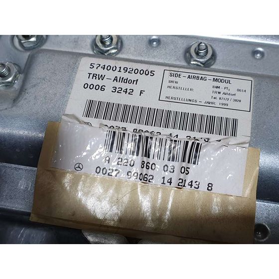 Airbag Lateral Trasero Izquierdo Para Mercedes Clase S Berlina