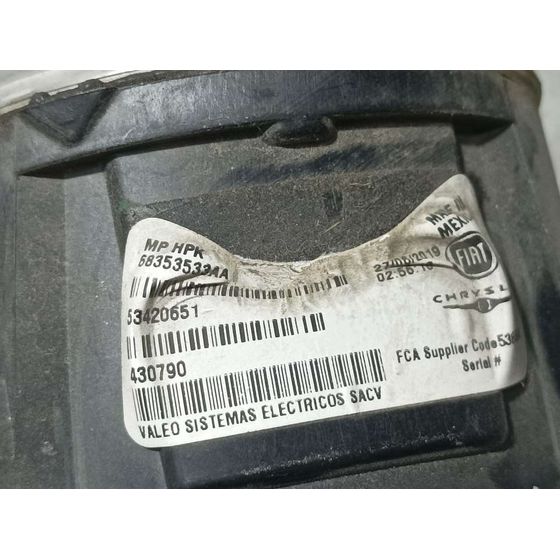 Faro Antiniebla Derecho Para Jeep Compass Ii
