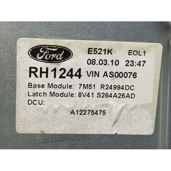 Elevalunas Trasero Derecho Para Ford Kuga