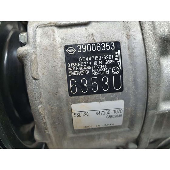 Compresor Aire Acondicionado Para Opel Corsa E