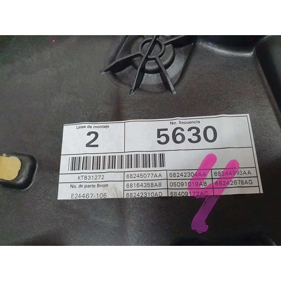 Elevalunas Delantero Derecho Para Jeep Compass Ii