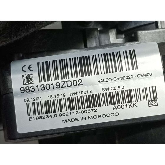 Mando Luces Y Limpia Para Peugeot 308