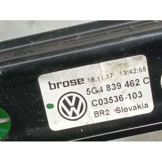 Elevalunas Trasero Derecho Para Volkswagen Golf Vii Lim.
