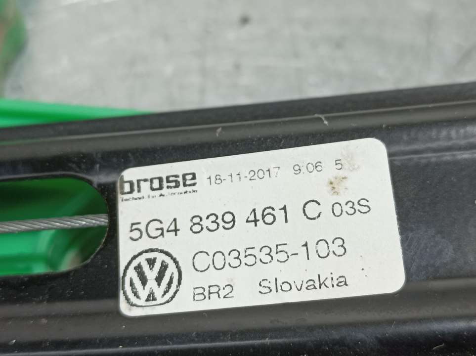 Elevalunas Trasero Izquierdo Para Volkswagen Golf Vii Lim.