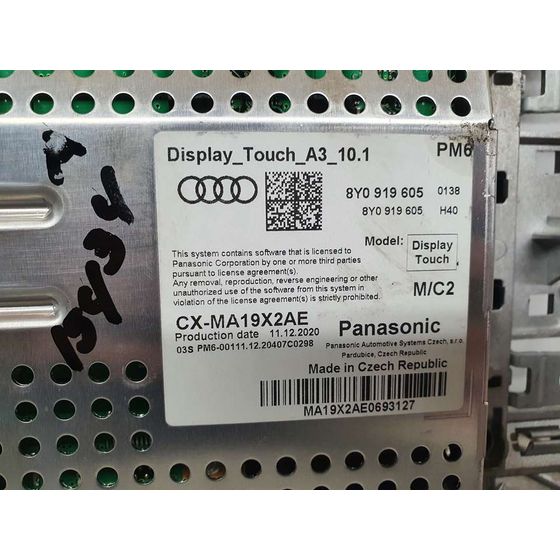 Sistema Navegacion Gps para Audi A3 Sedan (8Ys)