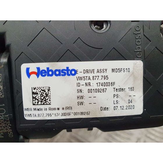 Motor Techo Electrico Para Audi A3 Sedan