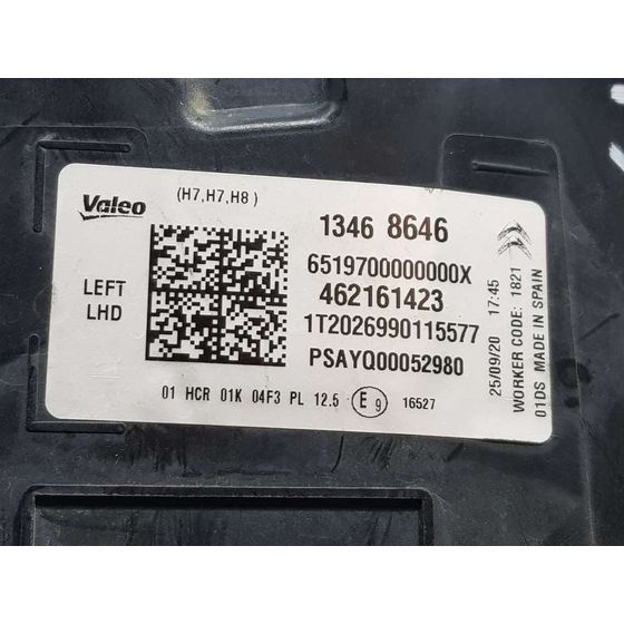 Faro Izquierdo Para Citroen C3 Aircross