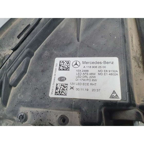 Faro Izquierdo Para Mercedes Clase Cla  Coupe