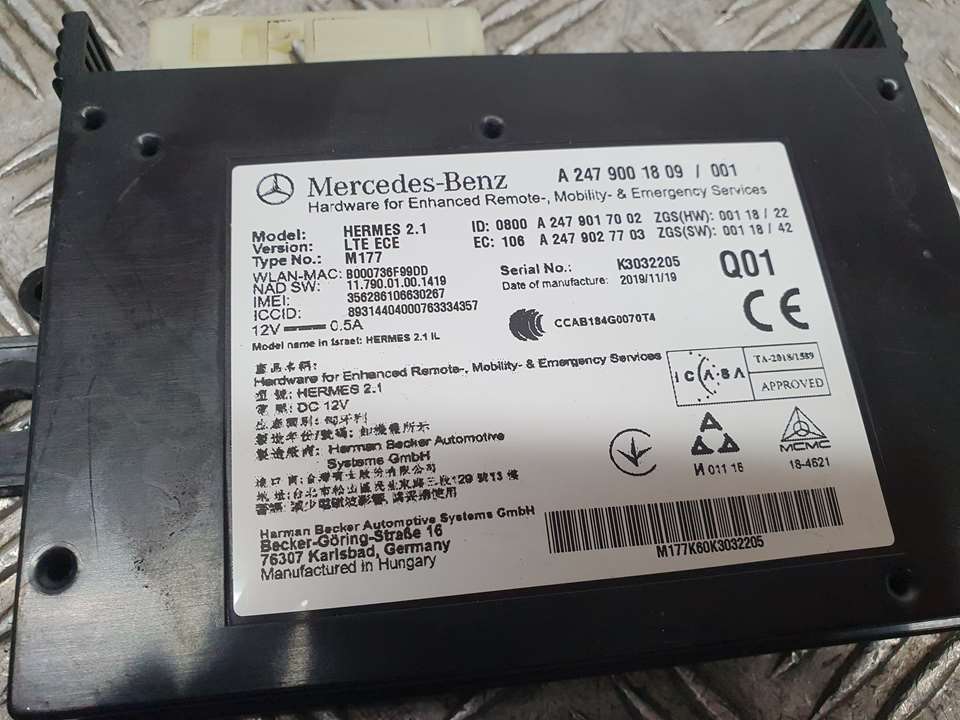 Modulo Electronico Para Mercedes Clase Cla Coupe