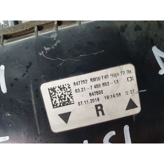Piloto Trasero Derecho Para Bmw Serie 1 Lim.